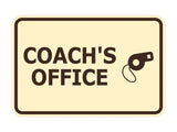 Signs ByLITA Classic Framed Coach's Office Wall or Door Sign