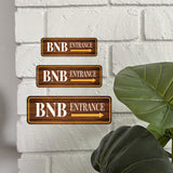 Standard Plus BNB Entrance (Right Arrow) Door or Wall Sign | BnB Hosting Signage