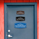 Signs ByLITA Fancy Step Lightly: Highly Trained Veterans and Squeaky Floors Inside Easy Installation | Honor Veterans with Military Signs | US Pride | Businesses and Homes Wall or Door Sign