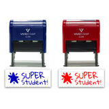All Quality Super Student! Self-Inking Rubber Stamp Motivational Teacher Stamps | Homework And Grading | Classroom Supplies
