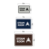 Signs ByLITA Classic Framed Steam Room Wall or Door Sign