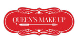 Signs ByLITA Designer Queen's Makeup Area Wall or Door Sign