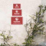 Classic Framed Plus Warning Keep Out Of Children's Reach Wall or Door Sign | Children Safety Sign