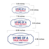 Victorian Plus Home of a True Patriot Wall or Door Sign | Honor Veterans with Military Signs | US Pride | Businesses and Homes