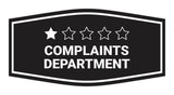 Signs ByLITA Fancy Complaints Department Funny Office Wall or Door Sign