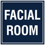 Signs ByLITA Square Facial Room Sign - Easy Installation | Durable Material