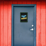 Portrait Round Plus Keep Calm and Game On Wall or Door Sign | Easy Installation | Gaming | Home Decor