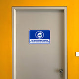 Classic Framed Plus Use Water Treatment Products To Prevent Clogs and Control Wall or Door Sign | RV Accessories