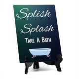 Family Home Decor Table Signs 6x8 Easy Installation | Great For Hospitality Venues, Parties & Homes | Funny Novelty Gifts