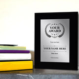 Signs ByLITA Customizable Award Wooden Plaque Award with Easel Stand, Engraved Gift for winners of awards, certificates and achievements