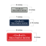 Signs ByLITA Standard Treatment Room Graphic Medical Office Decor Wall or Door Sign
