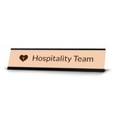 Church Office Staff Role Desk Signs 2 x 10" Plastic Desk Sign