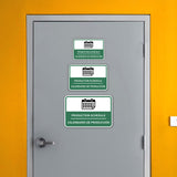 Classic Framed Plus Production Schedule Wall or Door Sign | Bilingual Spanish and English Workplace Safety Signage