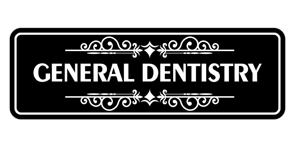 Signs ByLITA Standard General Dentistry Wall or Door Sign