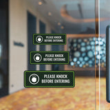 Standard Plus Please Knock Before Entering Door or Wall Sign | Business and Workplace Signage