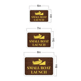Classic Framed Plus Small Boat Launch Wall or Door Sign | Marina Quayside Signage