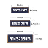Standard Plus Fitness Center Door or Wall Sign | Hospitality & Gym Signage