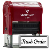 All Quality Rush Order Self-Inking Rubber Stamp | Business and Packaging Stamps
