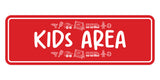 Signs ByLITA Standard Kids Area (Toy vector) Wall or Door Sign