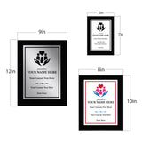 Donor and Patron Gratitude Customizable Black Frame Award Plaque | Easel Mount Option | Recognition and Service Personalizable Plaque