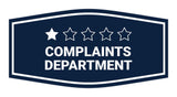 Signs ByLITA Fancy Complaints Department Funny Office Wall or Door Sign