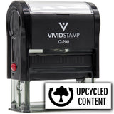 All Quality Upcycled Content Self-Inking Rubber Stamp