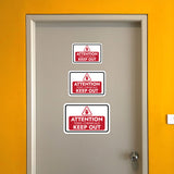 Classic Framed Plus Attention Toxic Chemicals Keep Out Door or Wall Sign | Workplace Health and Safety Warning Signage