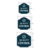 Heritage Plus Quality Control Wall or Door Sign | Office Signage