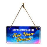 Home Decor 5x10 Hanging Plus Wall or Door Sign | Home Decor Inspirational Signs