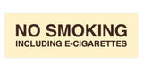 Signs ByLITA Basic No Smoking Including E-Cigarettes Sign
