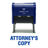 Attorney's Copy Self Inking Rubber Stamp