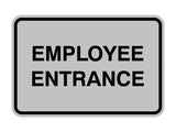 Signs ByLITA Classic Framed Employee Entrance Sign