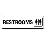 Standard Restrooms Sign