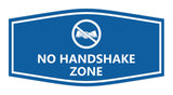 Signs ByLITA Fancy No Handshake Zone Sign