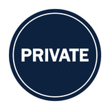 Signs ByLITA Circle Private Sign