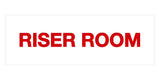 Signs ByLITA Basic Riser Room Sign