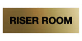 Signs ByLITA Basic Riser Room Sign