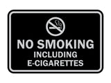 Signs ByLITA Classic Framed No Smoking Including E-Cigarettes Sign