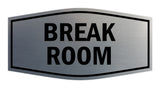 Signs ByLITA Fancy Break Room Sign with Adhesive Tape, Mounts On Any Surface, Weather Resistant, Indoor/Outdoor Use