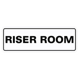 Riser Room Door / Wall Sign