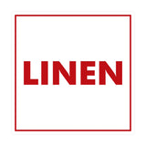Signs ByLITA Square Linen Sign with Adhesive Tape, Mounts On Any Surface