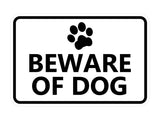 Signs ByLITA Classic Framed Beware of Dog Sign
