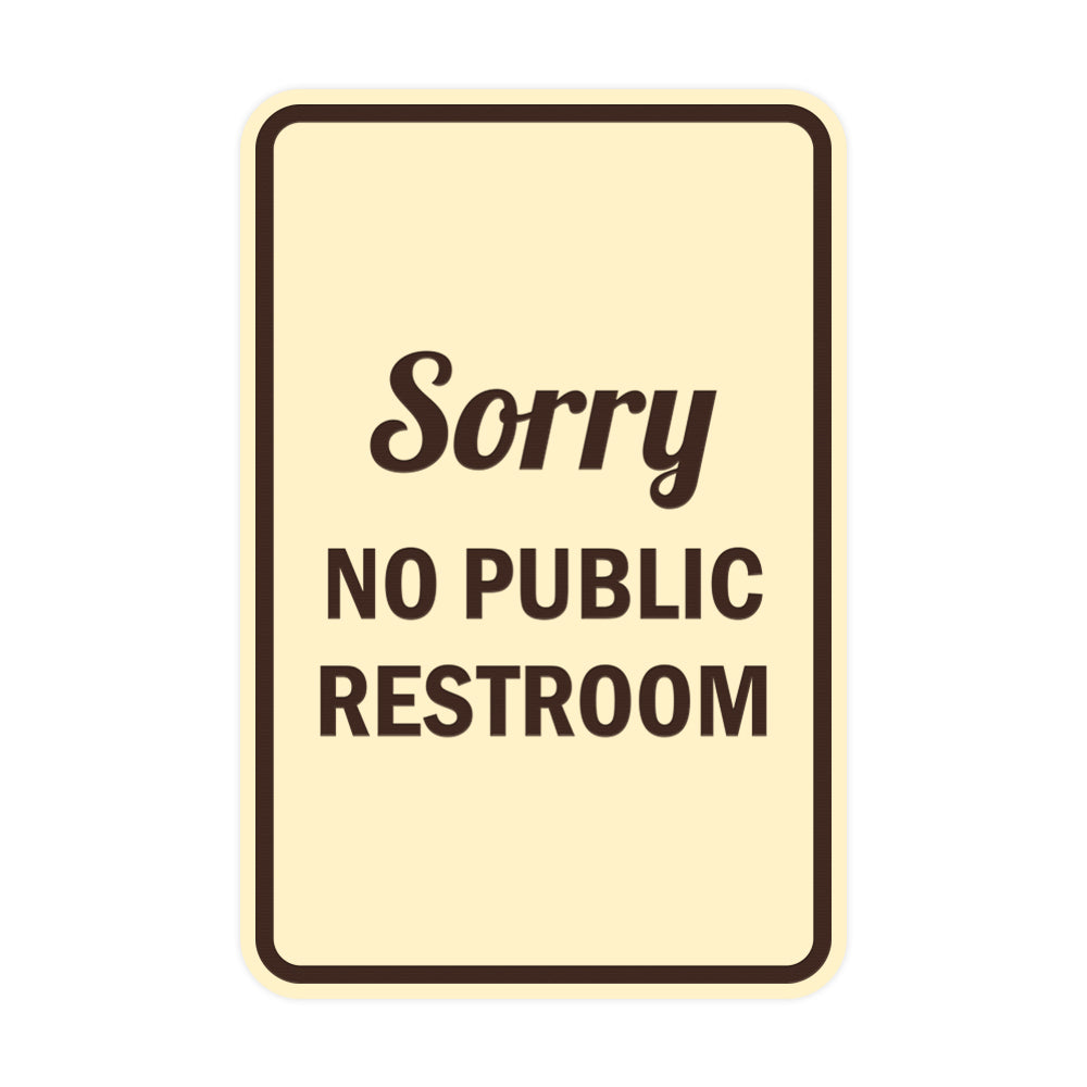 Portrait Round Sorry No Public Restroom Sign – All Quality portrait-round-sorry-no-public-restroom-sign-all-quality