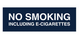 Signs ByLITA Basic No Smoking Including E-Cigarettes Sign
