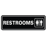 Standard Restrooms Sign