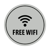 Signs ByLITA Circle Free WiFi Sign