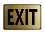 Signs ByLITA Classic Framed Exit Sign