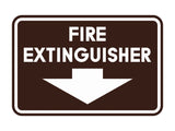 Signs ByLITA Classic Framed Fire Extinguisher