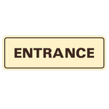 Basic ENTRANCE Door / Wall Sign