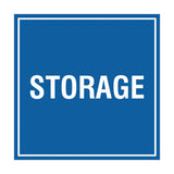 Blue Signs ByLITA Square Storage Sign